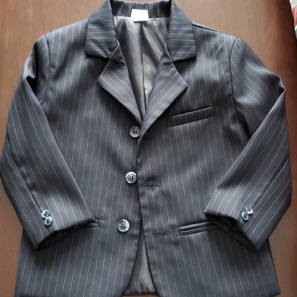 Boys Navy 3 piece suit - Picture 3 of 5